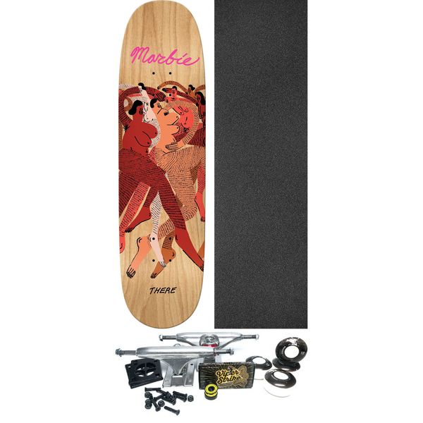 There Skateboards Marbie Miller Around Skateboard Deck - 8.5" x 32" - Complete Skateboard Bundle